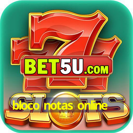 bloco notas online